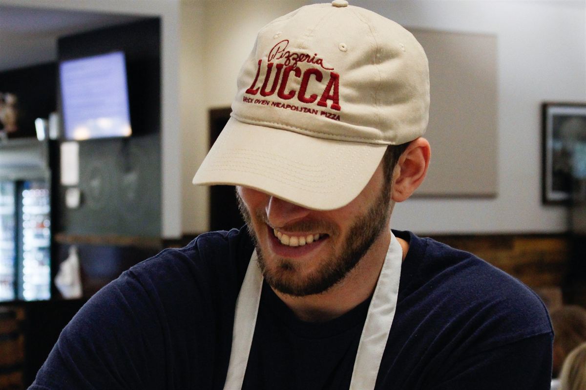 A Pizzeria Lucca pizzaiolo