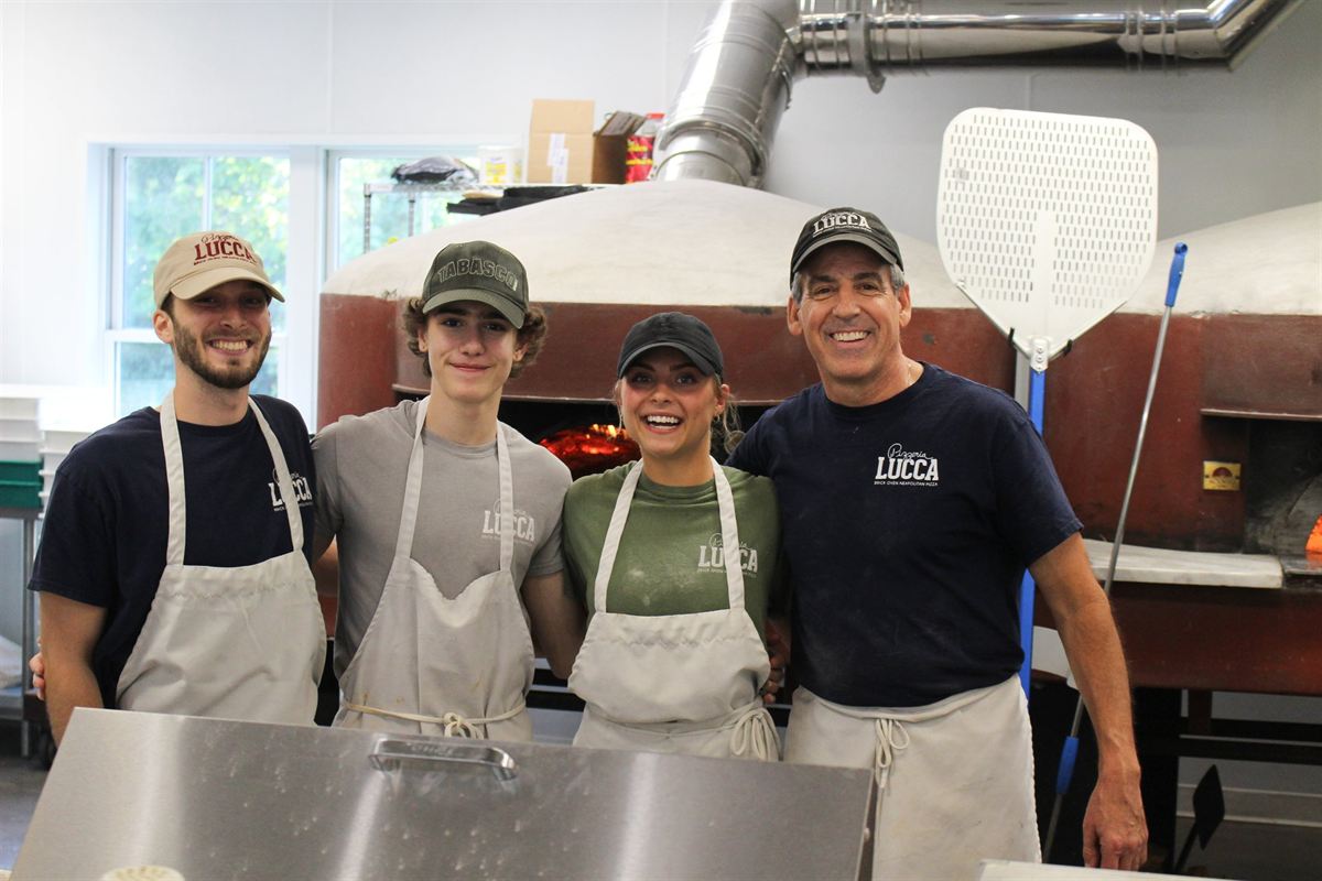 The team at Pizzeria Lucca
